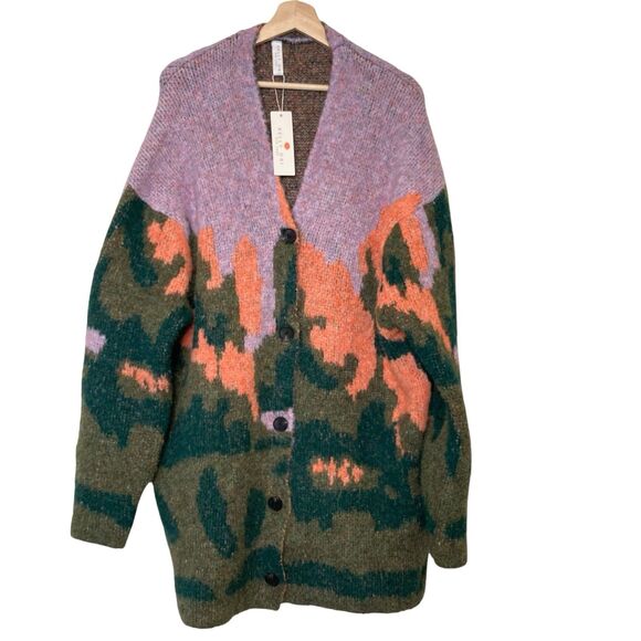 Stylish Multicolor Women's Cardigan - Picture 2 of 14